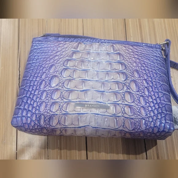 Brahmin Lorelei Shoulder Croc-Embossed Crossbody Bag - Picture 4 of 14